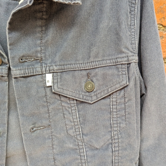 Levi's Dark Blue Corduroy Jacket - Picture 3 of 6
